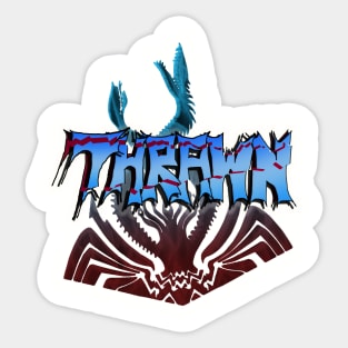 Graffiti Thrawn v2 Sticker